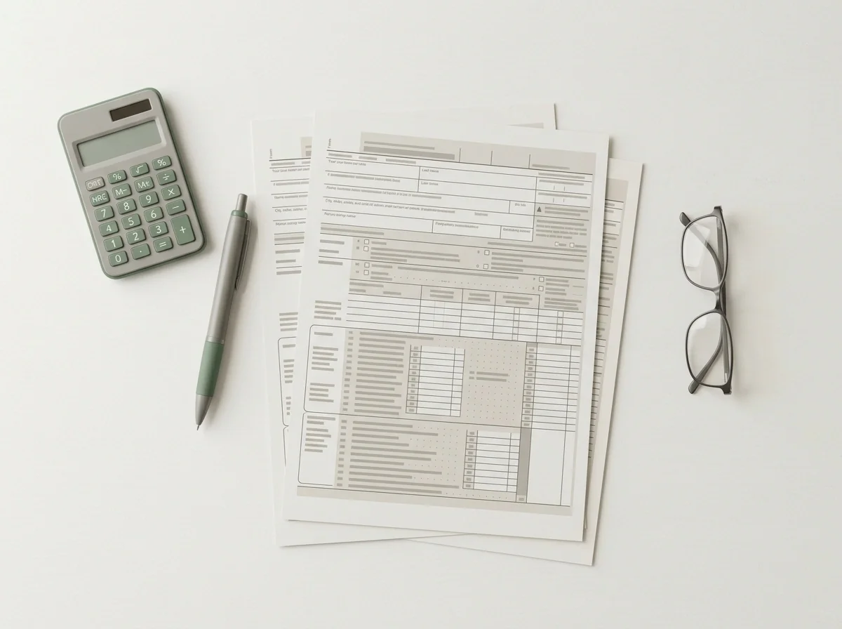 Calculadora y formulario que representan la declaración de ganancias del juego en el IRPF